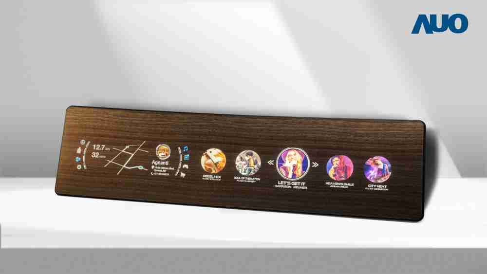 至成国际研发全球最高穿透度达80%的AmLED木纹显示器，，，可于使用时呈现高亮度、、、、清晰可见的信息，，，，并在不使用时回归为单纯的饰板，，，节能兼具美观